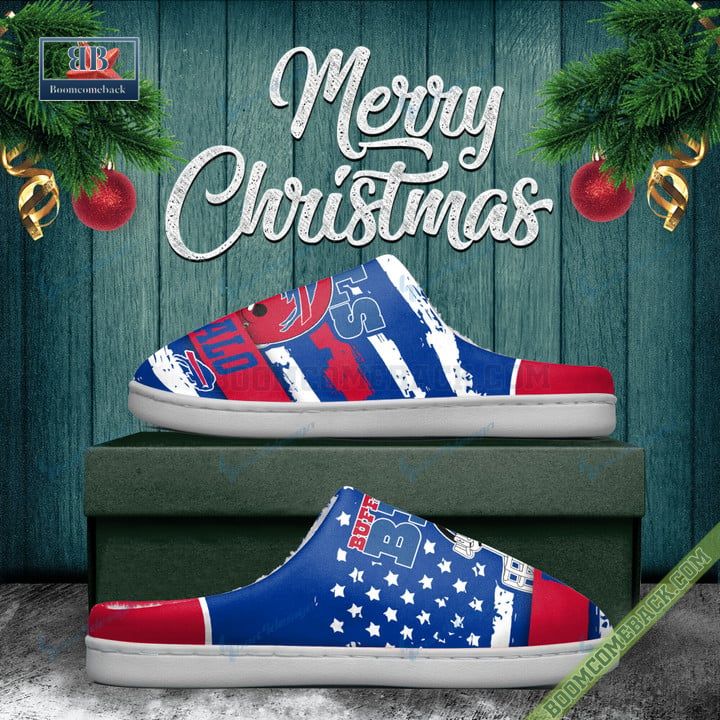 Buffalo Bills Christmas Indoor Slippers
