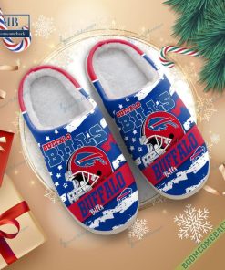 buffalo bills christmas indoor slippers 5 0NvGd