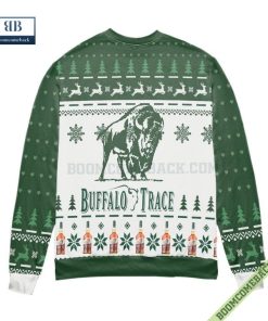 buffalo trace kentucky straight bourbon whiskey reindeer pine tree pattern ugly christmas sweater 5 tKI1B