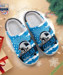 carolina panthers christmas indoor slippers 3 UmN3D