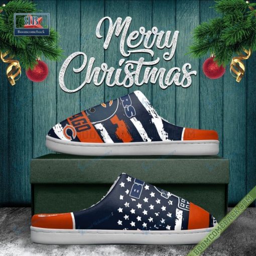 Chicago Bears Christmas Indoor Slippers