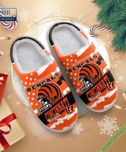 cincinnati bengals christmas indoor slippers 5 SDrpM