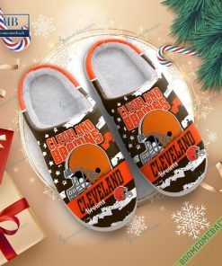 cleveland browns christmas indoor slippers 5 uOqUy