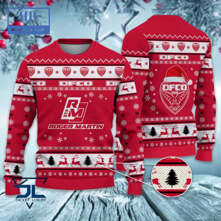 Dijon FCO Santa Hat Ugly Christmas Sweater