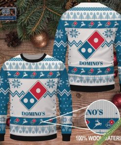 Domino’s Pizza Christmas Pattern Sweater Jumper