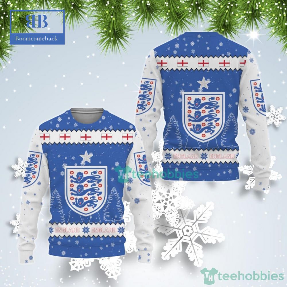 England National Football Team World Cup 2022 Qatar Ugly Christmas Sweater