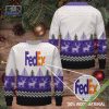 FedEx Logo Pattern Ugly Christmas Sweater