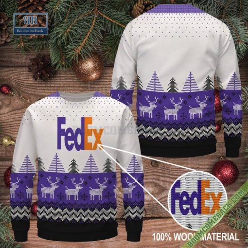 FedEx 3D Ugly Sweater For Adult And Kid