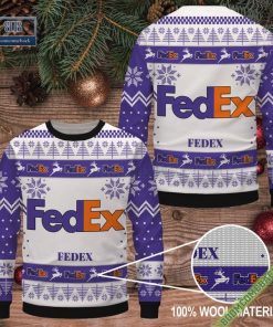 FedEx Christmas Pattern Sweater Jumper