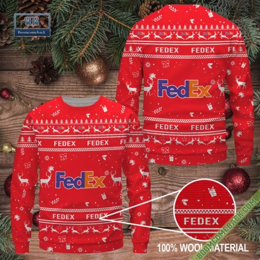 FedEx Company Ugly Christmas Sweater