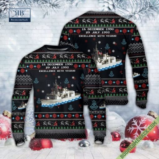 FFH 333 HMCS Toronto Royal Canadian Christmas Sweater Jumper