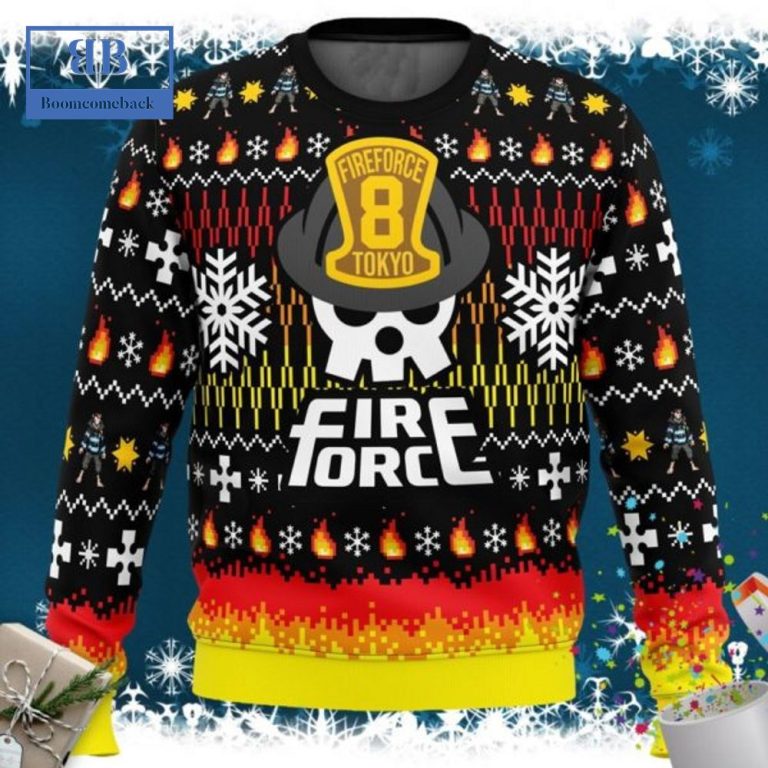 Fire Force Tokyo 8 Ugly Christmas Sweater