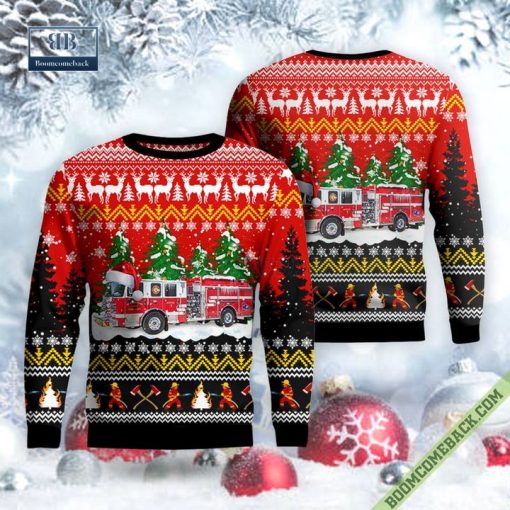 Georgetown Fire Department Ugly Christmas Sweater