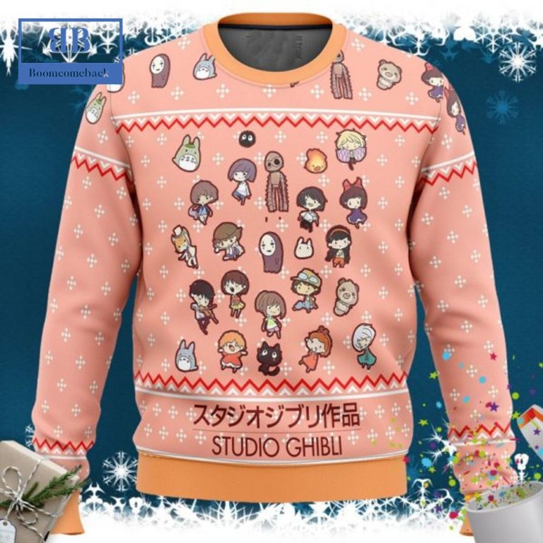 Ghibli Cuties Ugly Christmas Sweater