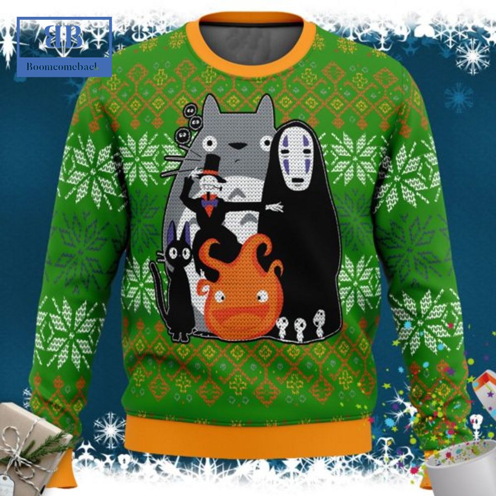 Ghibli Miyazaki Squad Ugly Christmas Sweater