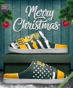 Green Bay Packers Christmas Indoor Slippers