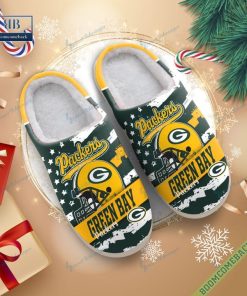 green bay packers christmas indoor slippers 5 GEBy2