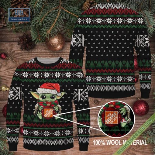 Home Depot Baby Yoda Christmas Ugly Sweater