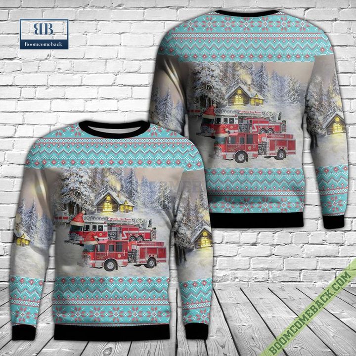 Illinois, Centralia City Fire Department Ugly Christmas Sweater