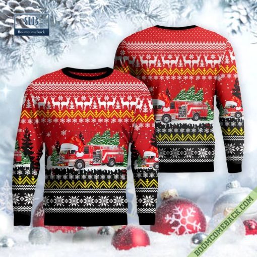 Illinois, Wheeling Fire Department Ugly Christmas Sweater