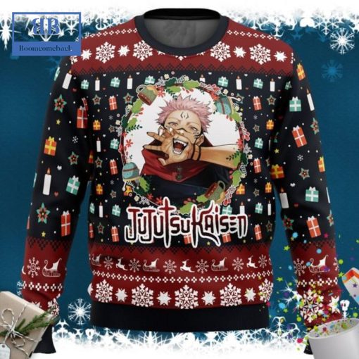 Jujutsu Kaisen Sukuna Ugly Christmas Sweater