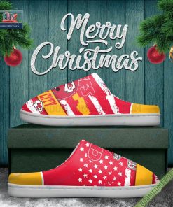 Kansas City Chiefs Christmas Indoor Slippers