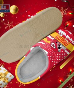 kansas city chiefs christmas indoor slippers 3 L74zo