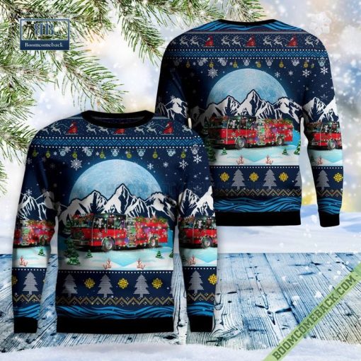 Kentucky, Elsmere KY Fire & EMS Christmas Sweater Jumper