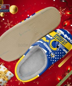 los angeles rams christmas indoor slippers 3 iRZL6
