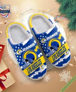 los angeles rams christmas indoor slippers 5 K6uon