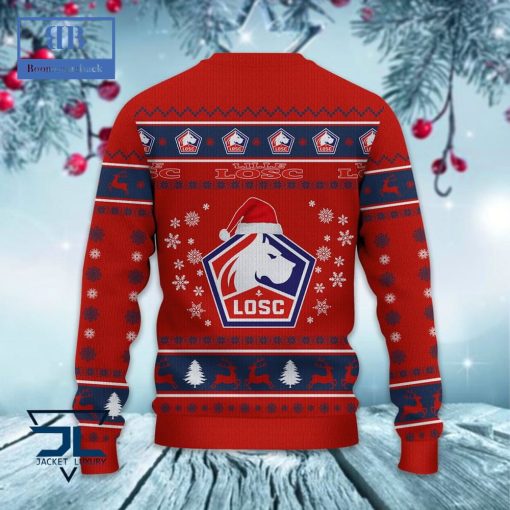 LOSC Lille Santa Hat Ugly Christmas Sweater