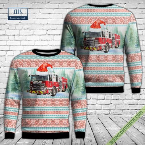 Marietta, Georgia, Cobb County Fire & Emergency Services Ugly Christmas Sweater