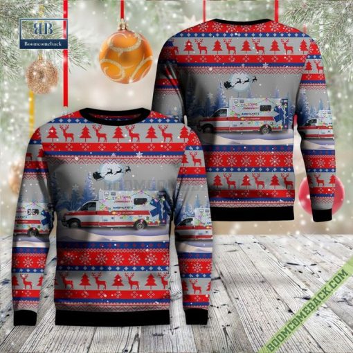 Massachusetts, Hilltown Community Ambulance Association Ugly Christmas Sweater