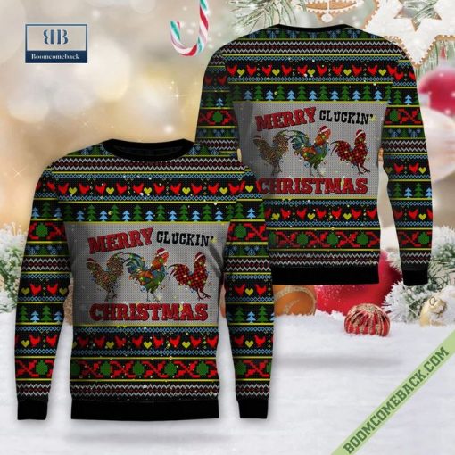 Merry Cluckin’ Christmas Ugly Sweater