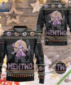 Mewtwo Pokemon Psychic Kaiju Ugly Christmas Sweater