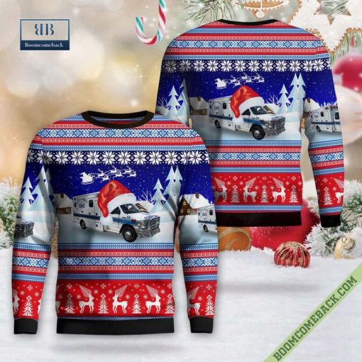 Michigan, Benzie County EMS Ugly Christmas Sweater