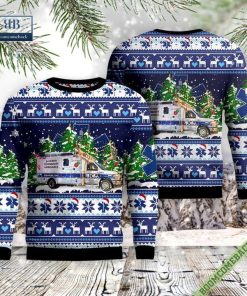 Michigan, Jackson Community Ambulance Ugly Christmas Sweater