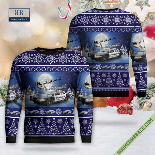 Michigan, Monroe Police Department Ugly Christmas Sweater