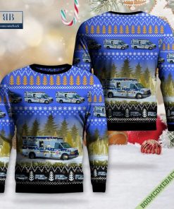 Milwaukee, Wisconsin, Curtis Ambulance Ugly Christmas Sweater
