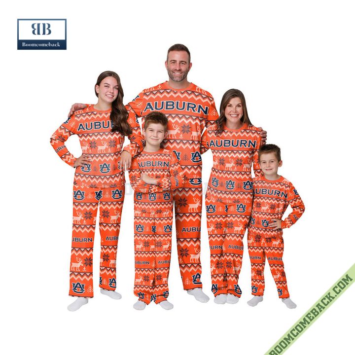 NCAA Auburn Tigers Family Pajamas Set