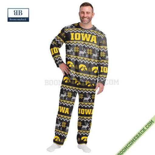 NCAA Iowa Hawkeyes Family Pajamas Set