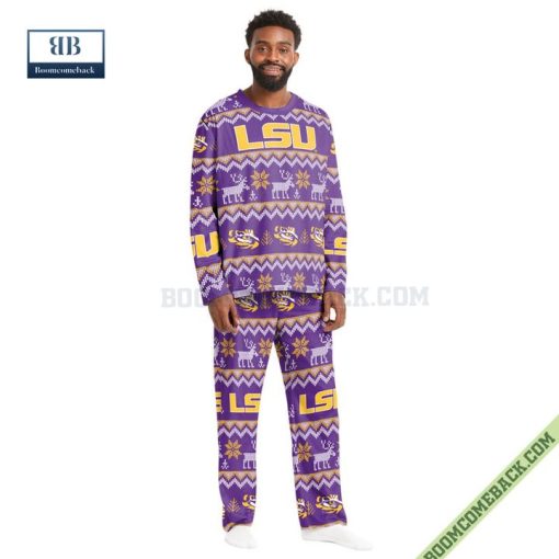 NCAA Lsu Tigers Family Pajamas Set