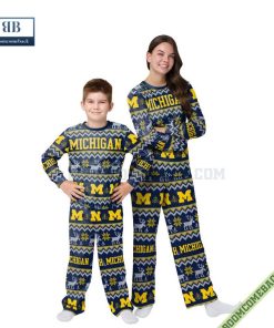 ncaa michigan wolverines family pajamas set 7 jfDwk