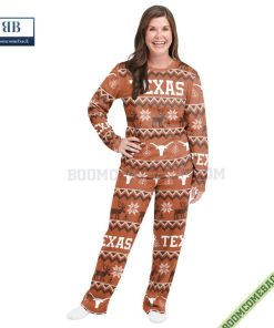 ncaa texas longhorns family pajamas set 3 M9Sj1