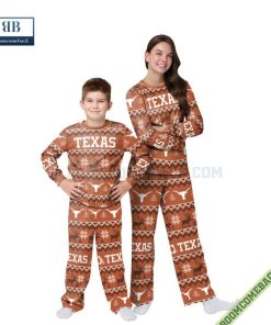ncaa texas longhorns family pajamas set 7 hFiKQ