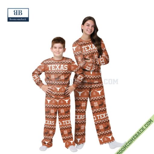NCAA Texas Longhorns Family Pajamas Set