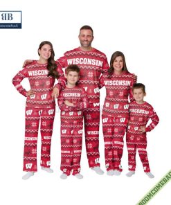 NCAA Wisconsin Badgers Family Pajamas Set