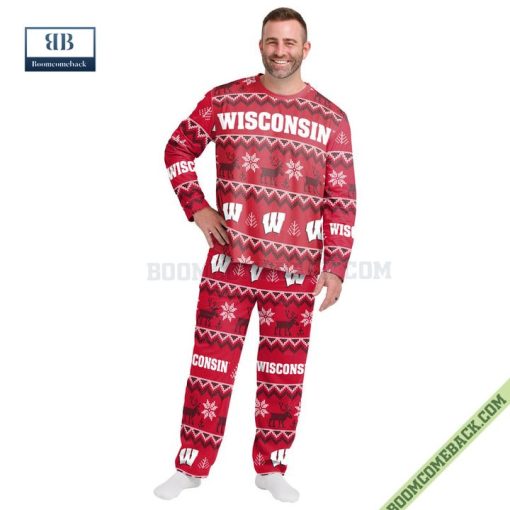 NCAA Wisconsin Badgers Family Pajamas Set