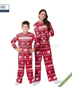 ncaa wisconsin badgers family pajamas set 9 yVlXV