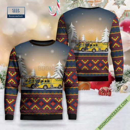 Nevada, Clark County Fire Department Ugly Christmas Sweater